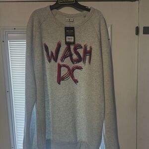 Where I'm From Gray Sweatshirt with Red and Blue Design